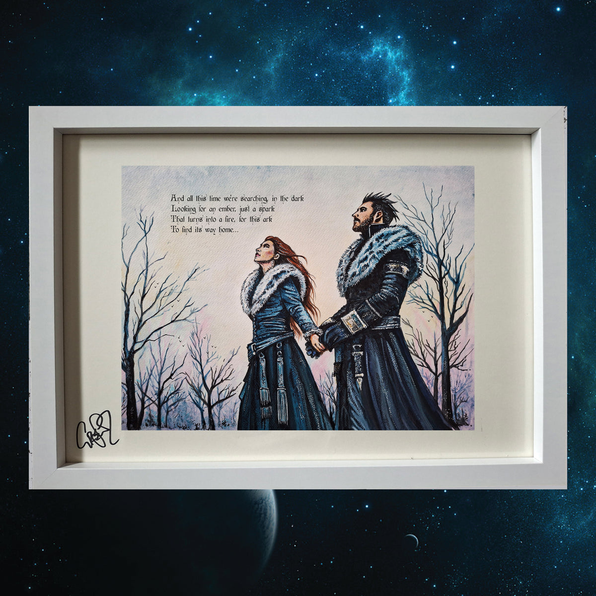 Cats in Space '1,000,000 Miles' BRAND NEW SERIES II lyric artwork