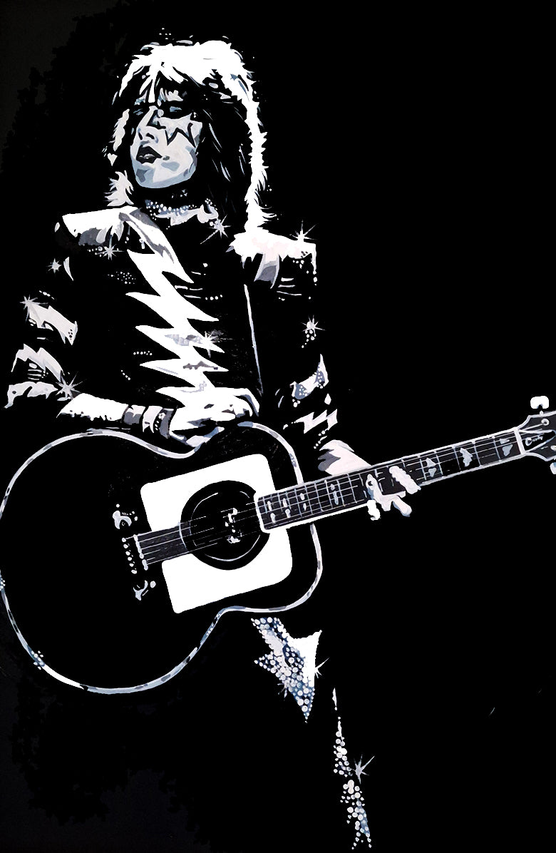 KISS-ACE FREHLEY 'The Elder' 18" x 12" Art Print