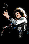 BRIAN MAY 'Hammer to Fall' 18" x 12" Art Print