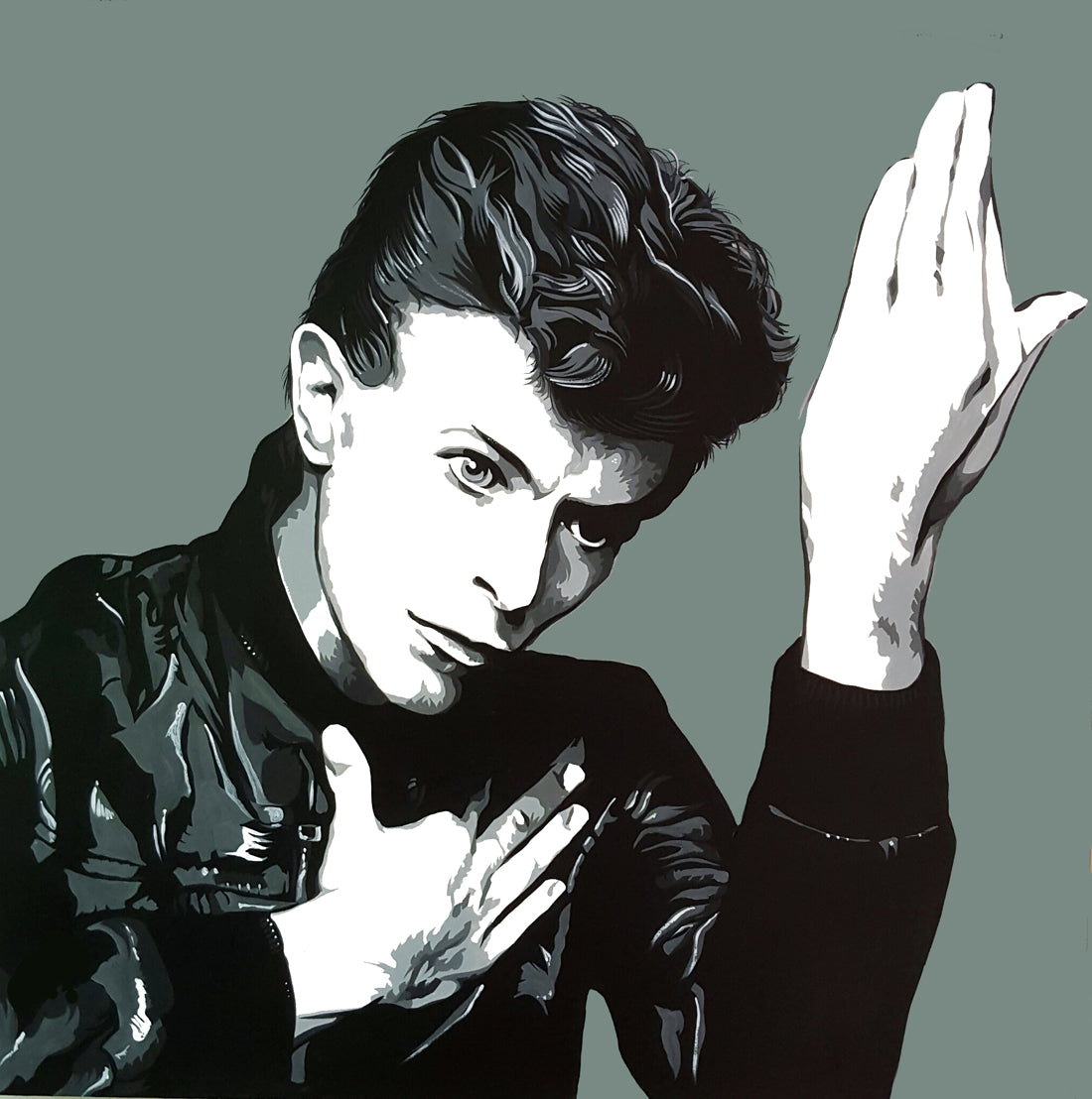 DAVID BOWIE 'Low' 12" x 12" Art Print