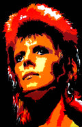 DAVID BOWIE 'Starman' 18" x 12" Art Print