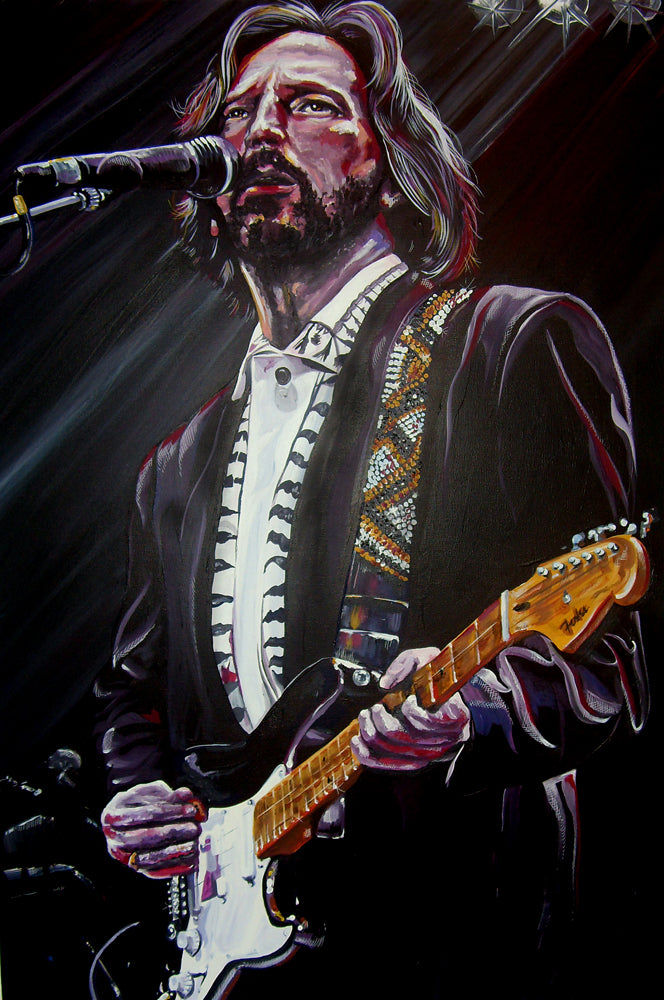 ERIC CLAPTON 'Blackie' 18" x 12" Art Print