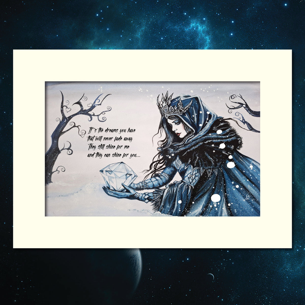 Cats in Space 'Chasing Diamonds' lyric artwork