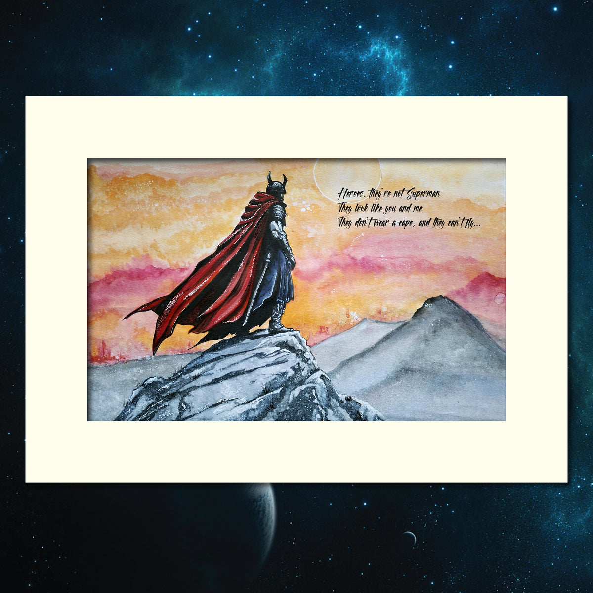 Cats in Space 'Hero' lyric artwork