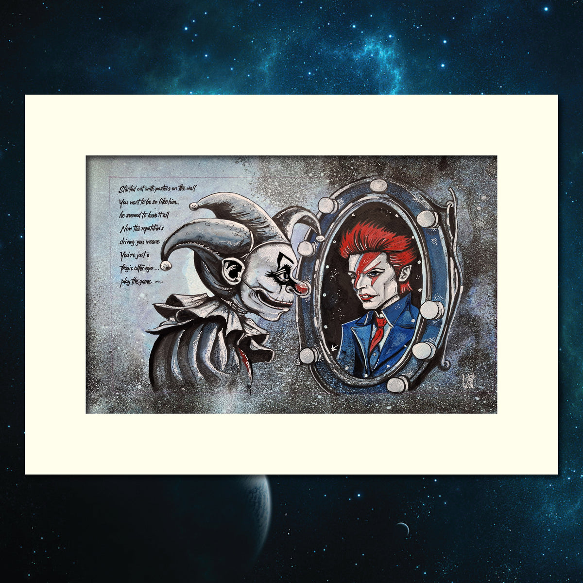 Cats in Space 'Tragic Alter Ego' lyric artwork