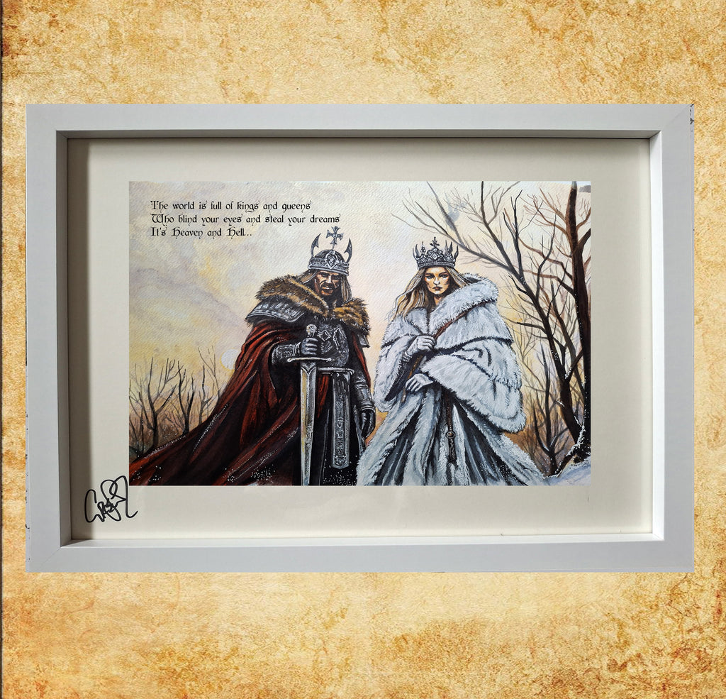 BLACK SABBATH 'Heaven and Hell' lyric artwork