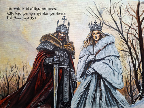 BLACK SABBATH 'Heaven and Hell' lyric artwork