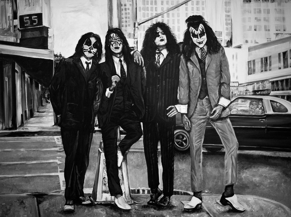 KISS- 'Dressed to Kill' 18" x 12" Art Print (Copy)