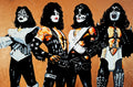 KISS- 'Love Gun' 18" x 12" Metallic Foil Art Print