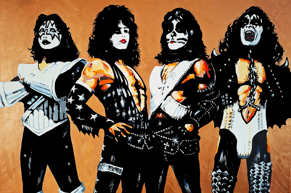 KISS- 'Love Gun' 18" x 12" Art Print