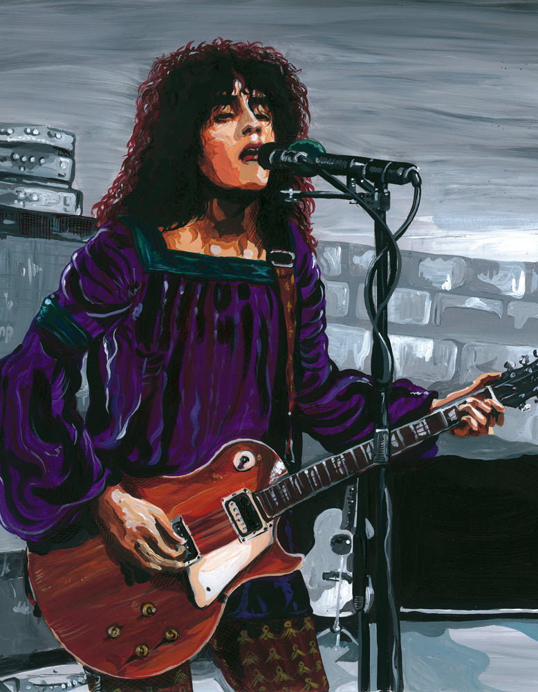 MARC BOLAN 'Jeepster' 18" x 12" Art Print