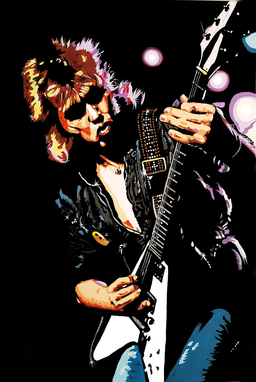 MICHAEL SCHENKER  18" x 12" Art Print