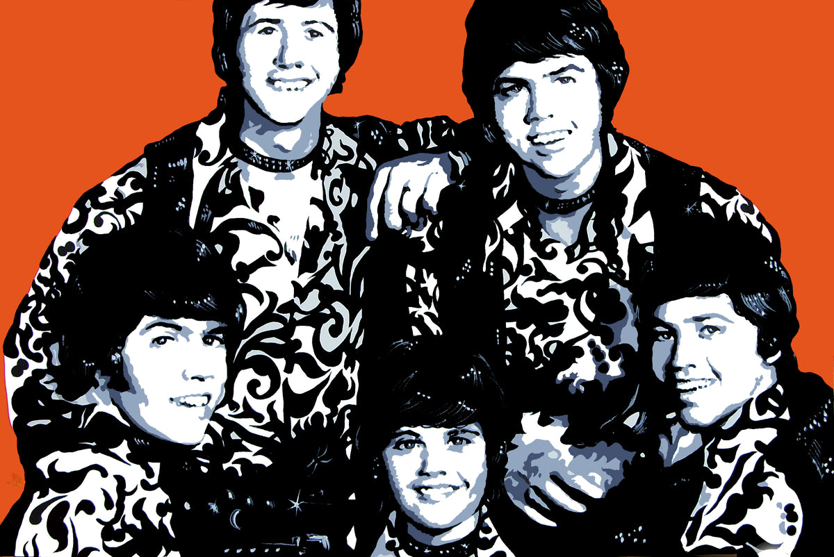 THE OSMONDS 18" x 12" Art Print