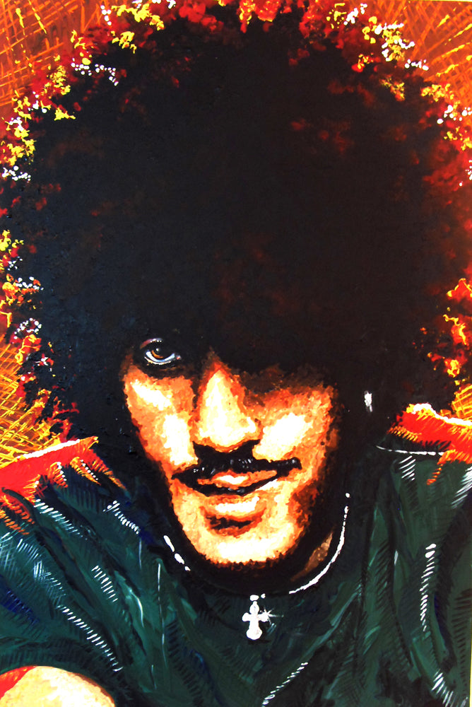 PHILIP LYNOTT Thin Lizzy 'Borderline' 18" x 12" Art Print