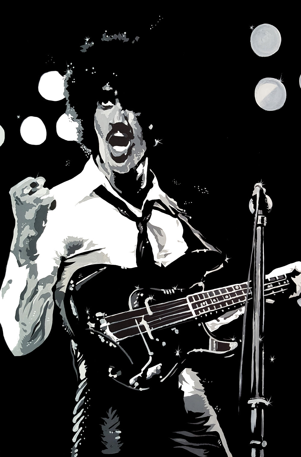 PHILIP LYNOTT Thin Lizzy 'Warrior' 18" x 12" Art Print