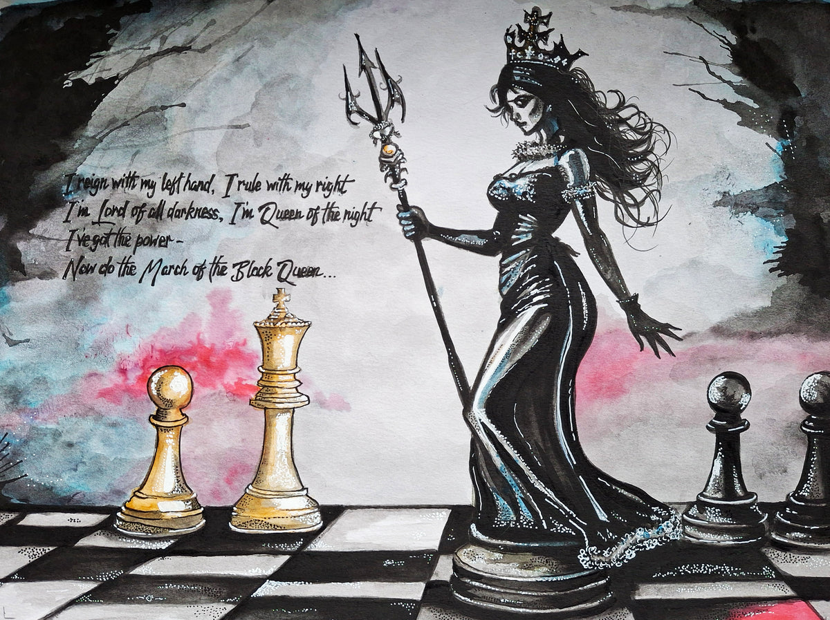 QUEEN 'March of the Black Queen' lyric artwork