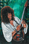 BRIAN MAY 'Red Special' 18" x 12" Art Print