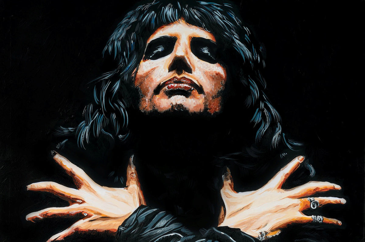 FREDDIE MERCURY 'Bo Rap' 18" x 12" Art Print