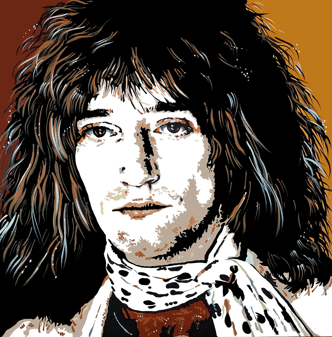 ROD STEWART  12" x 12" Art Print