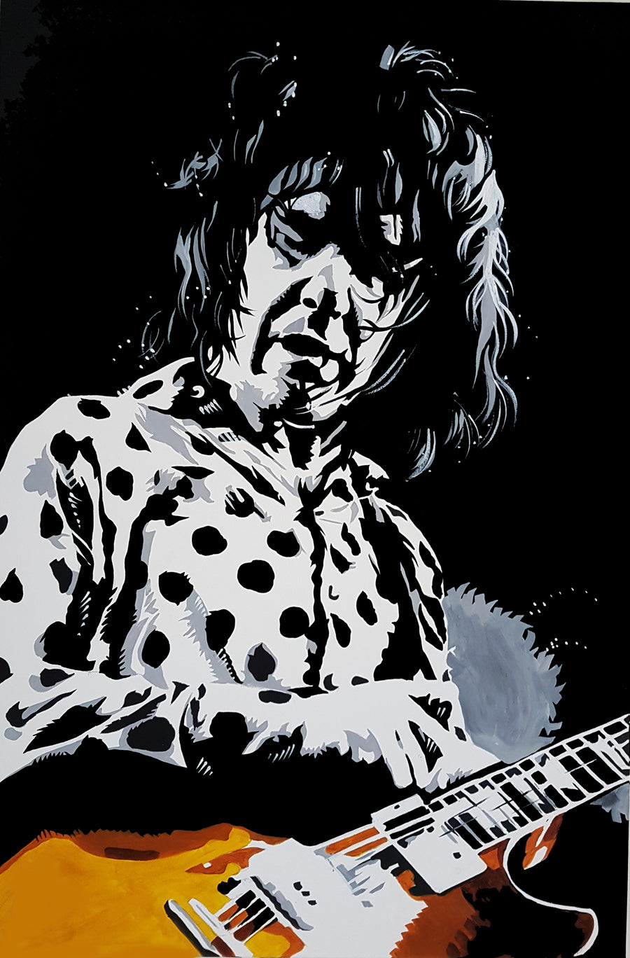 THIN LIZZY 'Gary Moore iI' 18" x 12" Art Print