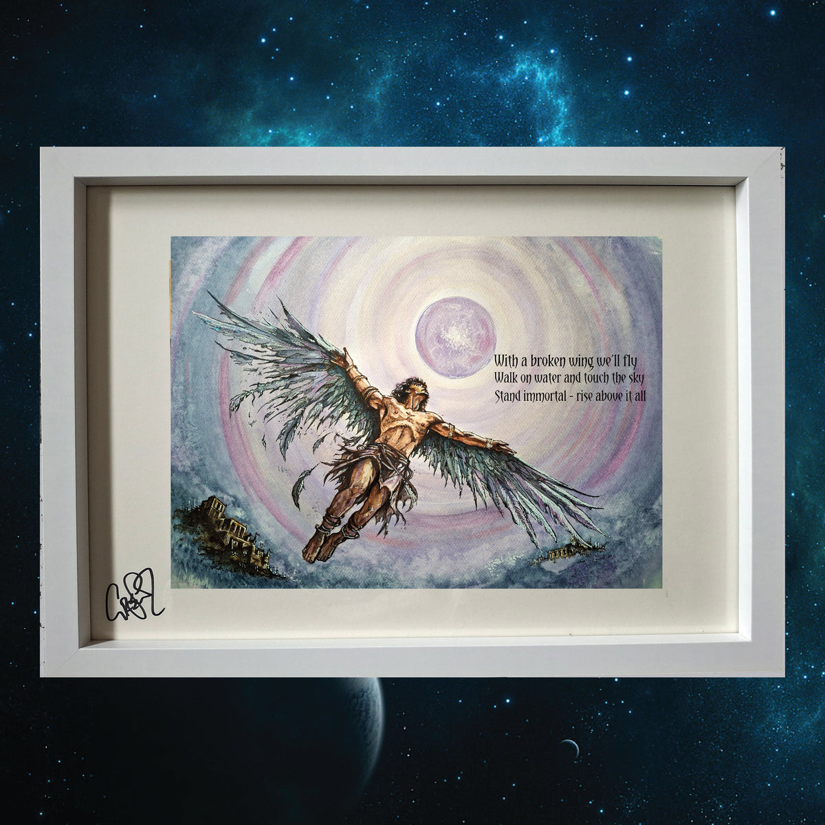 Cats in Space 'Broken Wing' BRAND NEW SERIES II lyric artwork