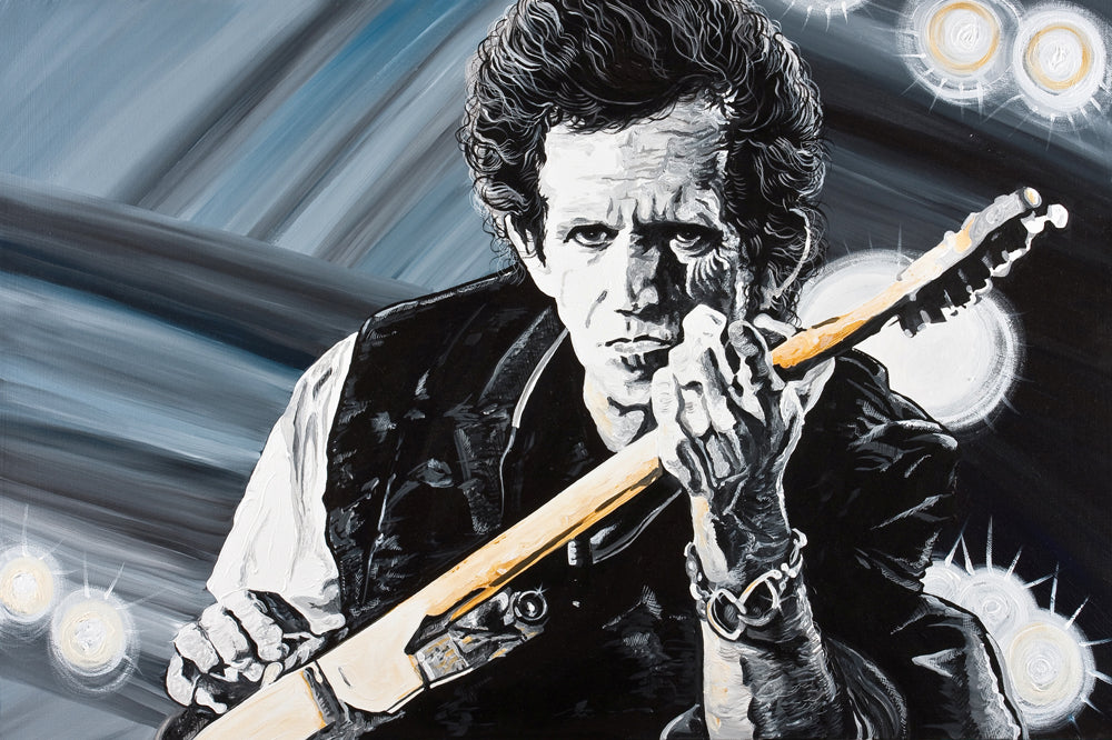 KEITH RICHARDS 18" x 12" Art Print